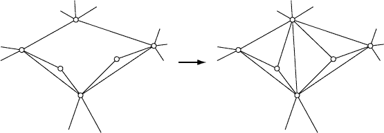 triangulating the faces of a planar graph