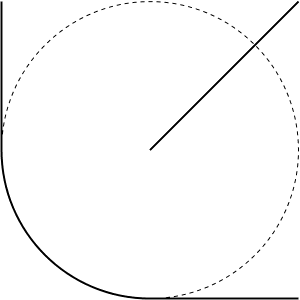 Bow-and-arrow beam detector