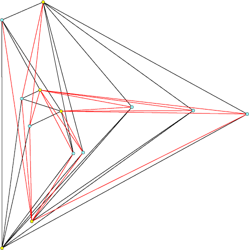 Two-layer drawing of K_{5,8}