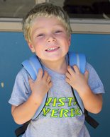 Timothy's first day of kindergarten