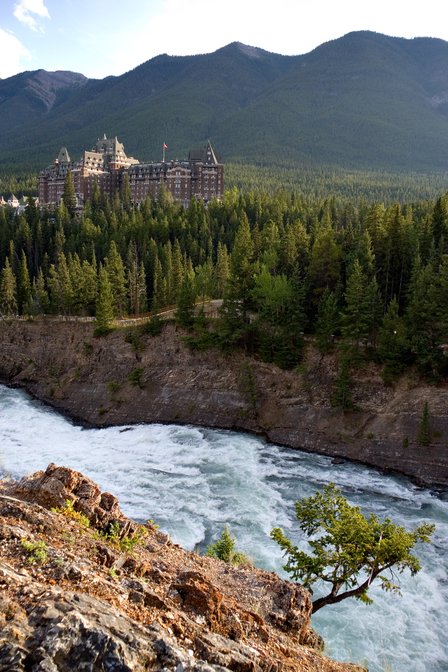 Banff Lodge And Bow Falls
