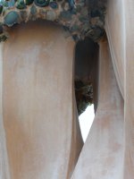 Base of broken glass column