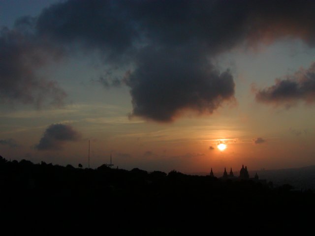 Cable car sunset view, IV