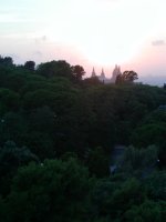 Cable car sunset view, VII