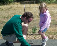 Kate helps her dad draw (or vice versa)