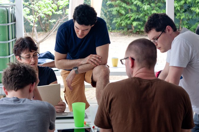 Aurelien, Diane, Luis, Pat, and Sander