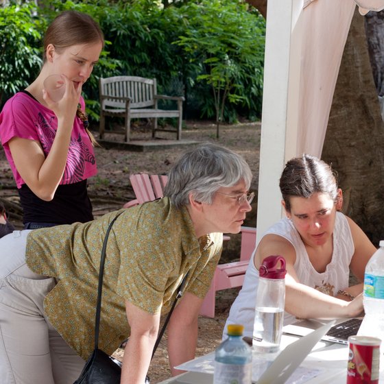 Zuzka, Anna, and Erin