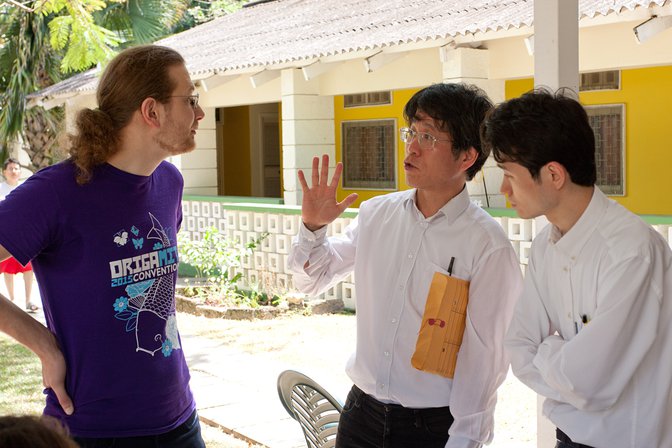 Erik Demaine, Tadashi Tokieda, and Tomohiro Tachi