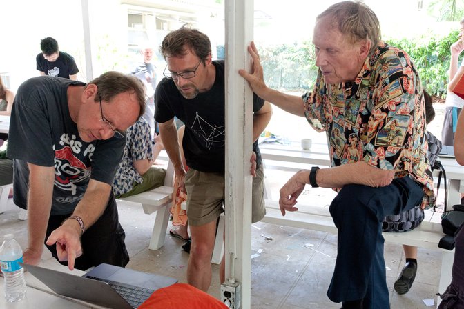 Oswin Aichholzer, Bob Hearn, and Ron Graham