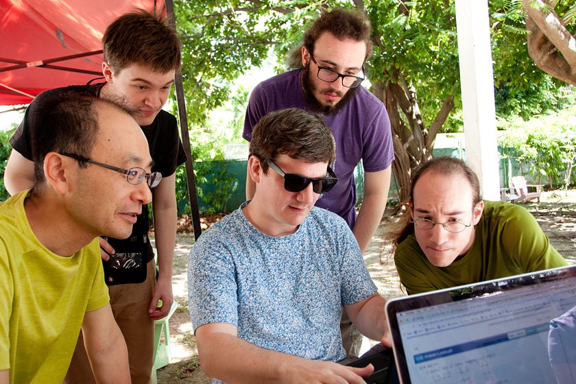 Yushi Uno, Walker Anderson, Ryan Williams, Dylan Hendrickson, and Jayson Lynch