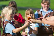 Sara gets her patches