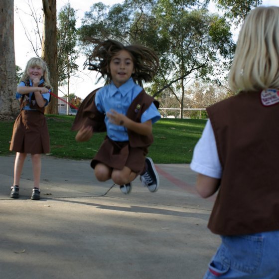 Crystal jumping rope