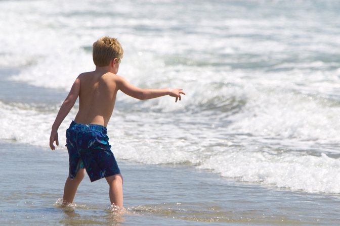 Timothy Pretends To Surf