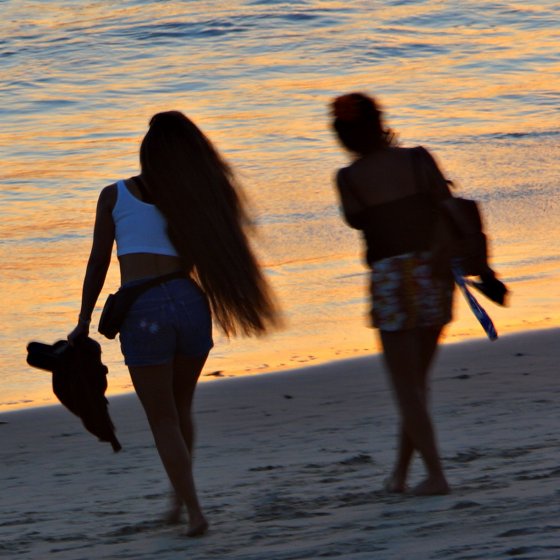 Sunset dancers