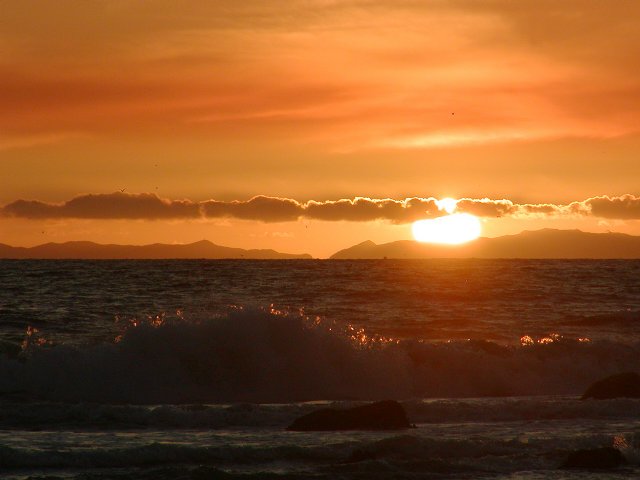 Sunset and Surf