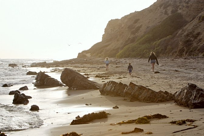 Walking to the point