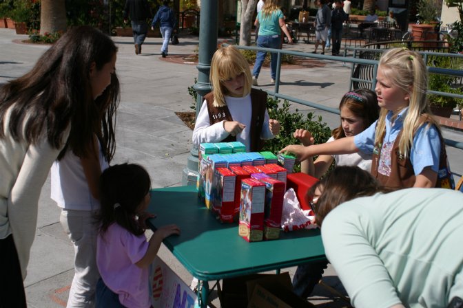 Selling some cookies