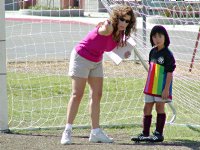 Butterfly goalie getting some coaching