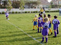 Alyssa does a corner kick