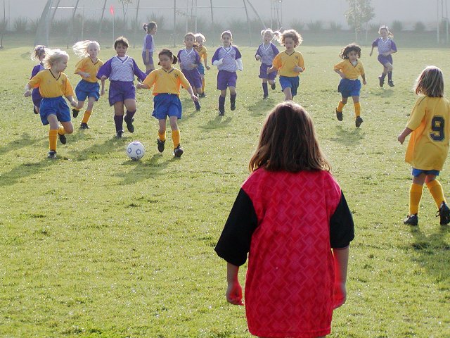 Lightning Bolt goalie's view of the action