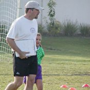 Coach Brian and daughter Kelsey