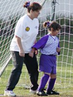 Coach Kathy and daughter Vanessa