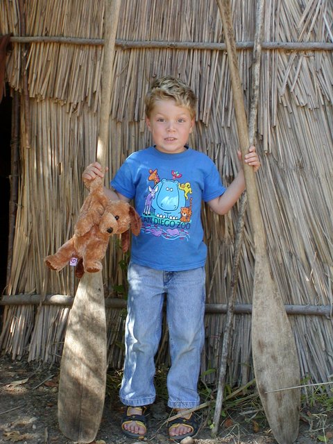 Timothy With Paddles