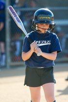 Stephanie At Bat