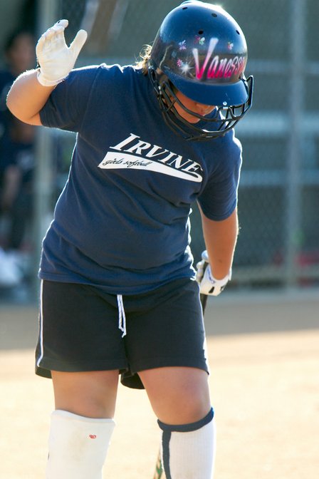 Vanessa At Bat