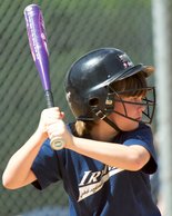 Katie At Bat
