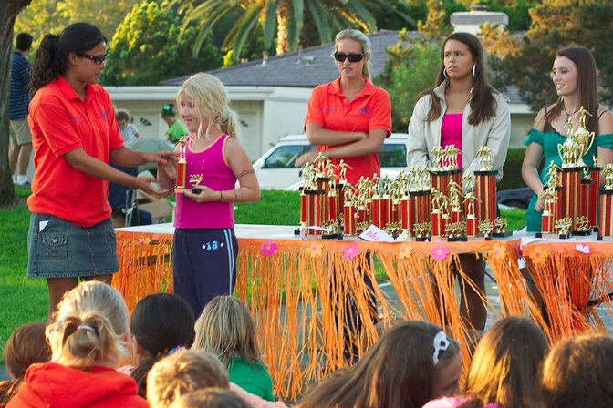 Participation award for Sara