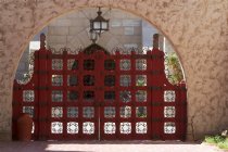 Inner red gate, Scotty's Castle