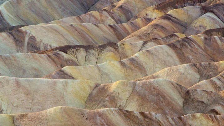 Purple and yellow layers, Zabriskie Point