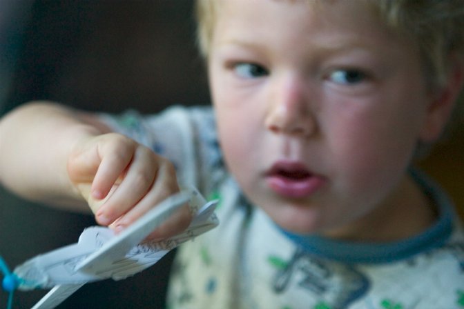 Timothy and his plane