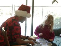 Chaz and Sara drumming