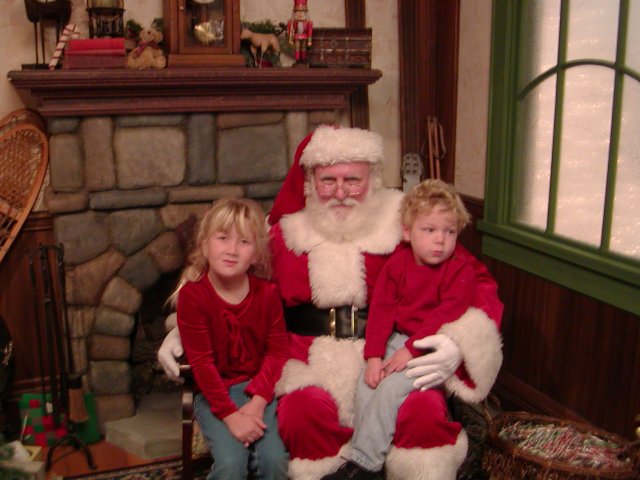 Kids with Santa