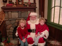Kids with Santa