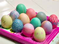 Colored eggs