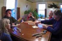 Playing dominos