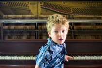 Timothy at the piano