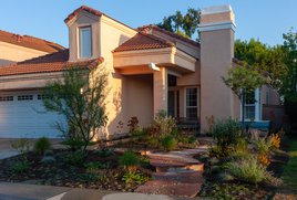 Relandscaped front yard