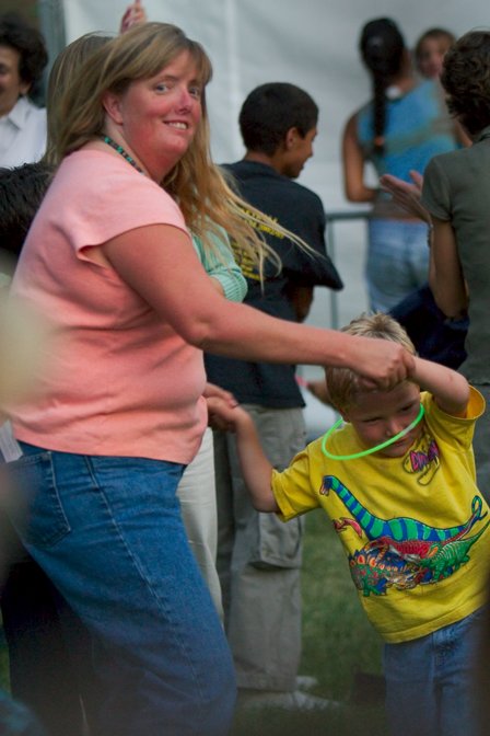 Diana dancing with Timothy, I