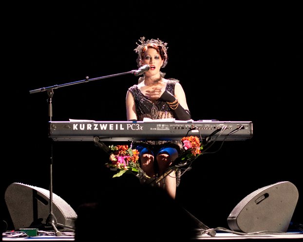 Amanda At The Keyboard, I