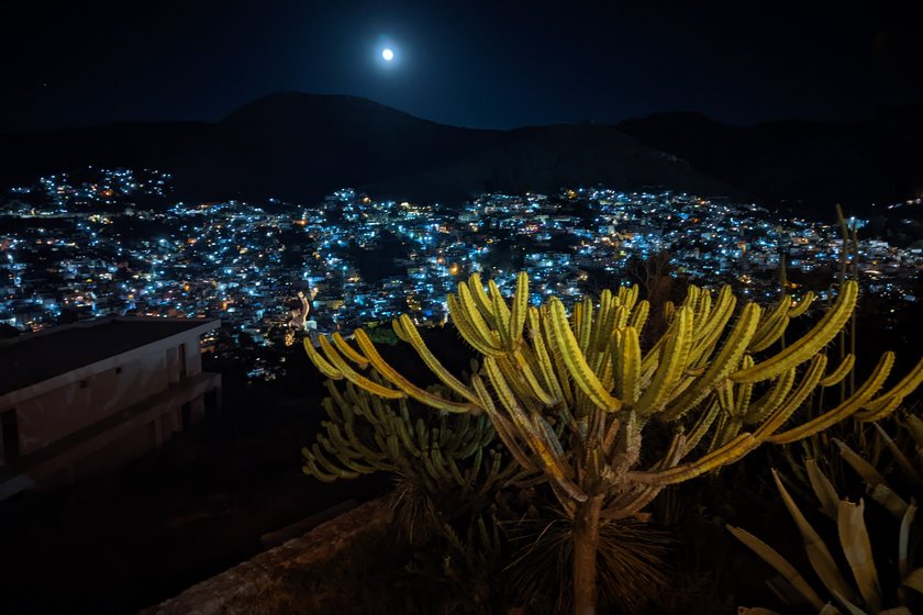 Night view from Casa Colorada
