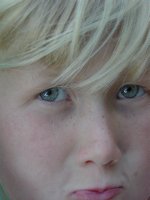 Sara mugs for the camera, VII