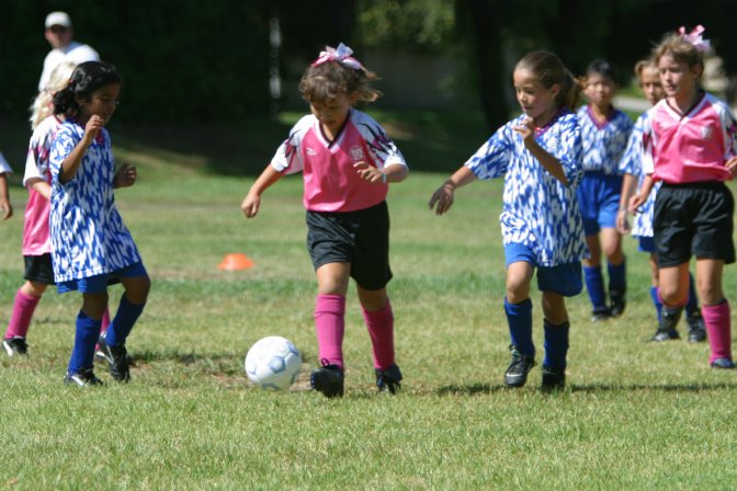 Kelsey with the ball