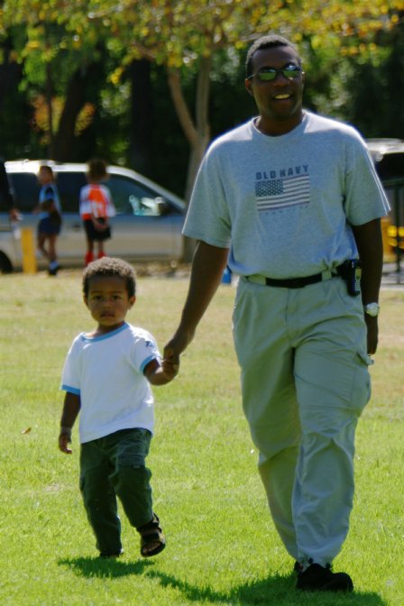 Miles and Gavin arrive