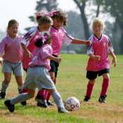 Chandler, Kelsey, and Sara with two Angels