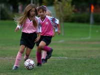 Kelsey between two panthers