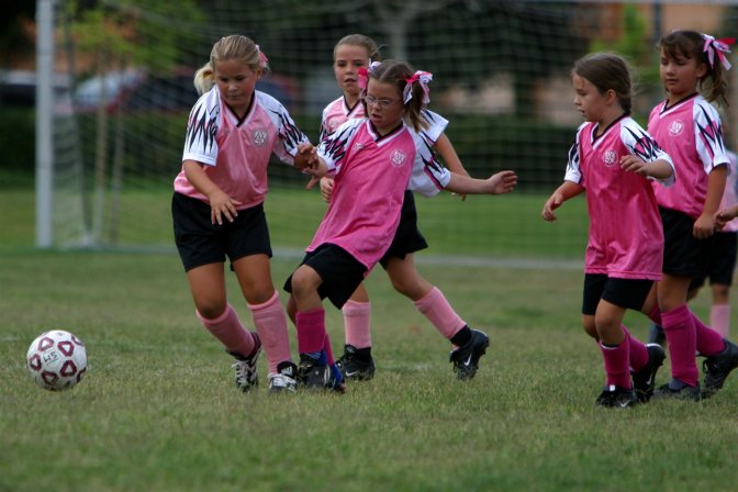 Natalie, Frankie, and Kelsey mix it up with the panthers